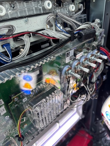 美品 Daiichi 6号機 スマスロ Lひぐらしのなく頃に 業 ドアキー、設定キー、ボリューム調整 パチスロ実機