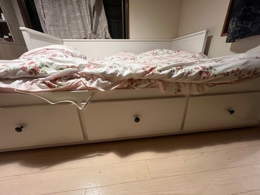 IKEA HEMNES（ヘムネス）ベッドフレーム 3年使用 状態良好