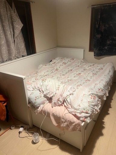 IKEA HEMNES（ヘムネス）ベッドフレーム 3年使用 状態良好