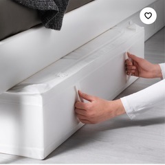 IKEA 収納93cm×55cm×19cm ベッド下　クローゼット　の画像