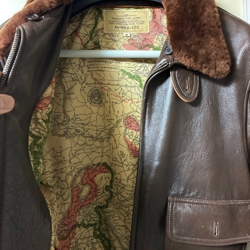 【稀少・地図裏】80s-90s AVIREX G-1 FLIGHT JACKET
