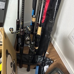 釣り具　ブラックバス釣りワーム、ルアー、竿などなど　　釣具販売の画像