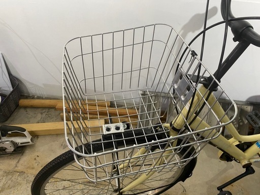 【前後タイヤ新品！】26インチ6段変速　自転車　ベージュ