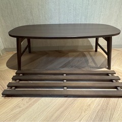 折りたたみローテーブルの画像