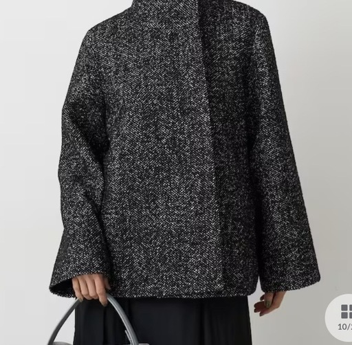 UNTITLED ファンシー　ヘリンボンコート