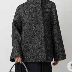 UNTITLED ファンシー　ヘリンボンコートの画像