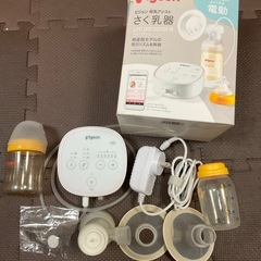ピジョン 搾乳機電動と手動セットの画像