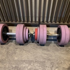 【本日取引可】ダンベルセット 可変式 ラバー付き 筋トレ用の画像