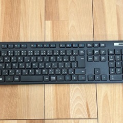 エレコム ワイヤレスキーボード  薄型の画像