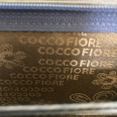 ほぼ未使用 COCOFIORE 長財布 クロコ型押し の画像