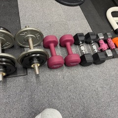 ダンベル10個セット2キロ〜15キロの画像