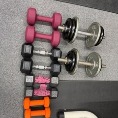 ダンベル10個セット2キロ〜15キロの画像