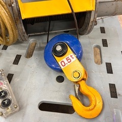 日本ホイスト 電気ホイスト ウインチ 0.5t 500kg 動作未確認 200V 【11147516】の画像