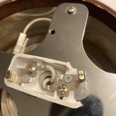 シーリングライト　シルバー✖️木製　照明　　の画像