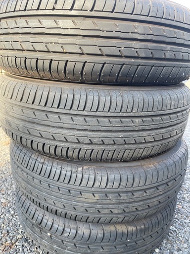 155/65r13アルミホイールとタイヤ