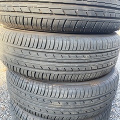 155/65r13アルミホイールとタイヤの画像