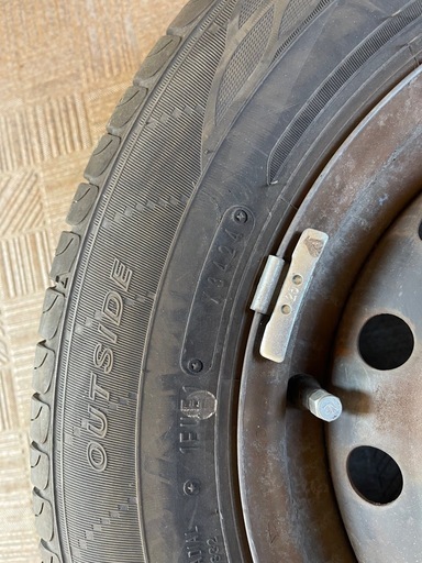 145/80r13ホイールとタイヤ