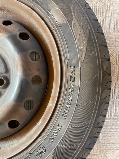 145/80r13ホイールとタイヤ