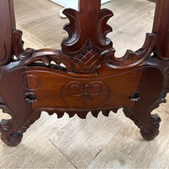 アンティーク 木彫イーゼル アンティーク 絵画 アート 看板 メニューボード ウェルカムボード  結婚式の画像