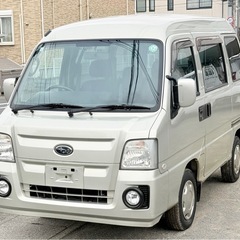 サンバーディアス　バン　4WD AT 平成24年　AC PS パワーウィンドウ付き　タイベル交換済　車検10年2月までナビ　ETC バックカメラ付きの画像