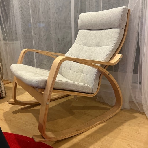 IKEA/ロッキングチェア/ほぼ新品