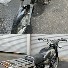 YD125☆YAMAHA☆レストアベース　不動車の画像