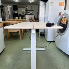 【リサイクルショップ ピカソ 小松原】🪑⚡️✨在宅ワーク革命‼️ ErgGear 電動昇降デスク✨メモリ機能付き／スタンディングOK✨配線スッキリ収納トレー付き★6229★の画像