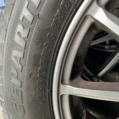 155/65/R14　スダットレスアルミホイールセットの画像
