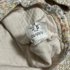 肌着　80 長袖　フタフタの画像