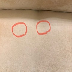 2人掛け肘付きそソファの画像