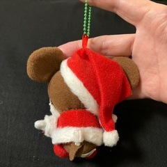 ミッキーマウスサンタ ボールチェーンマスコットの画像