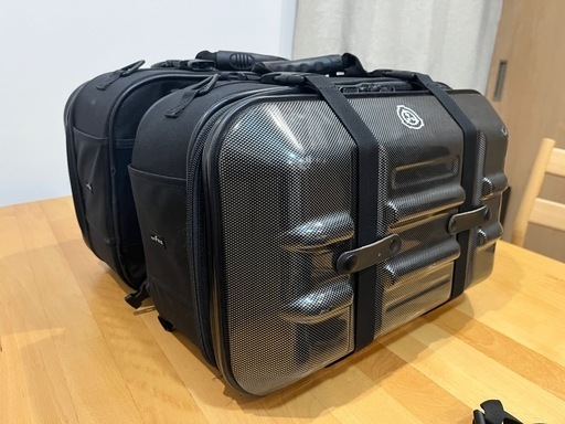 TANAX MFK-208 ツアーシェルケース 左右セット 使用感あり