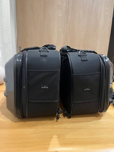 TANAX MFK-208 ツアーシェルケース 左右セット 使用感あり