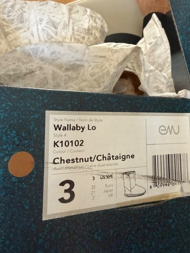 大特価！EMU Australia wallaby Lo サイズ21.0   タグ付き、箱あり