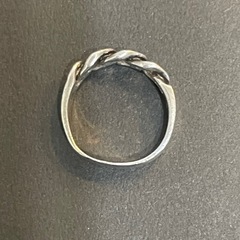 ジャンポールゴルチエ Jean Paul GAULTIERチェーンリング13号 指輪 リング シルバー アクセサリー SILVERの画像