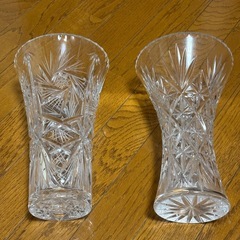 花瓶 ボヘミア・グラス　BOHEMIA LEAD CRYSTAL GLASSの画像