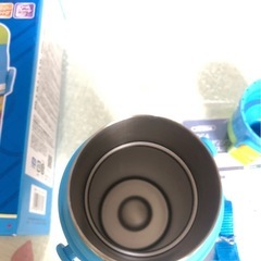 ロック付き　ダイレクト　ワンプッシュステンレスボトル　水筒　プラレールの画像