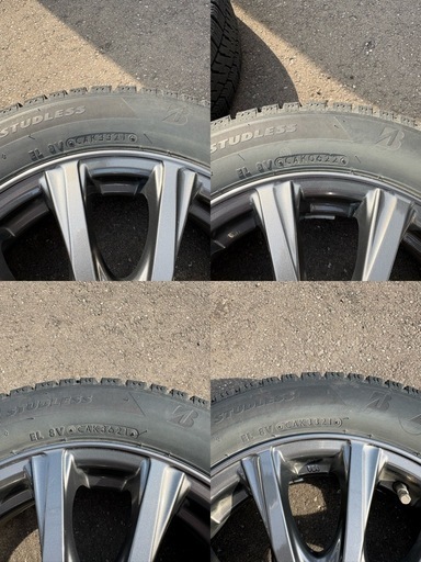 155/65 R14 ブリヂストン BRIDGESTONE BLIZZAK  VRX2  スタッドレスタイヤ　アルミホイール 冬タイヤ
