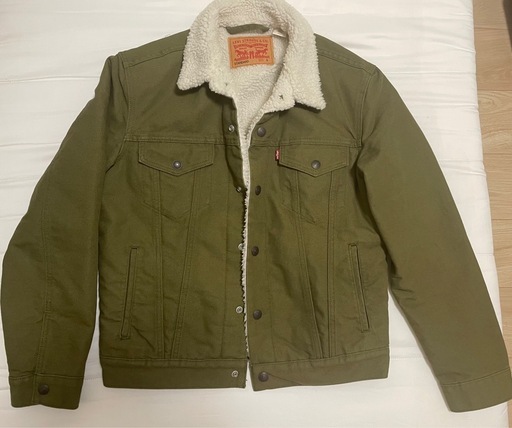 服/ファッション Levi's Boa Denim Jacket / Olive / S