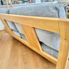  【美品】リビングハウス CUDDLE 3Pソファの画像