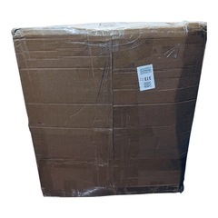 3段階 リクライニング 回転式 1人掛けソファ オットマン付き ブラウンの画像