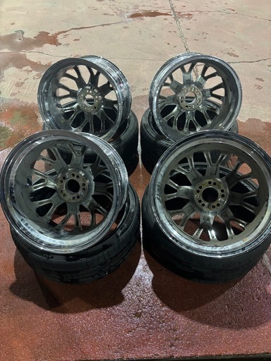（お話中）レーベンハートVert88 19インチアルミホイール 9.5J+38 5H114.3 / 5H112　