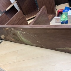 譲ります3/23迄！　木製シェルフ　棚の画像