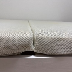 カバー洗濯可三つ折りセミダブルマットレスの画像