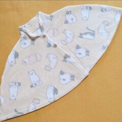 もこもこポンチョ　2枚の画像