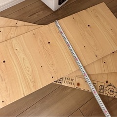 屋根裏DIY用 足場合板（カット済み・使用感あり）の画像