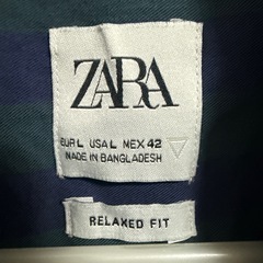 ZARA シャツ　Mの画像