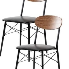 ダイニングテーブル＆椅子2脚の画像