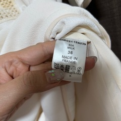 Chloé ホワイト 半袖シャツの画像