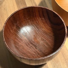 木製汁椀 2個セットの画像
